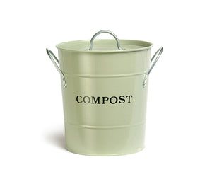 2-N-1 Kitchen Bucket in Soft Green