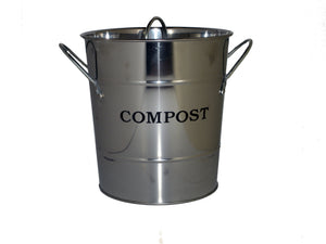 2-N-1 Kitchen Bucket in Stainless Steel (shiny)