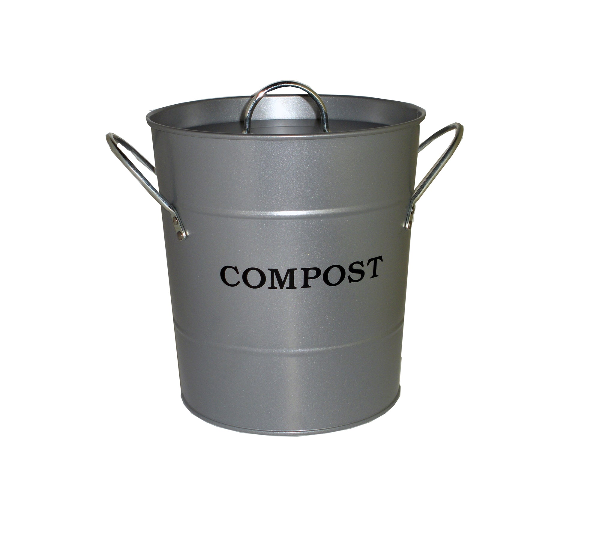 2-N-1 Kitchen Bucket in Silver (matte)