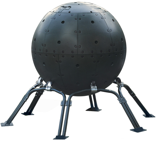 iCompost Spherical E-Composter + Spider Base