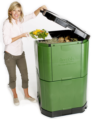 AeroBin 400 Insulated Composter w/ Tea Collector